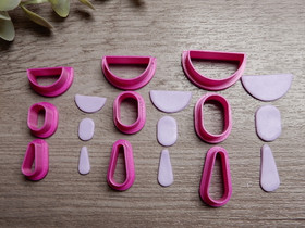 Muottisetti kuviot, 50mm/55mm/60mm/70mm, 1setti