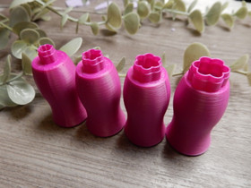 Minimuotti kukka, 6mm/8mm/10mm/12mm, 1kpl