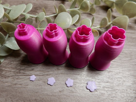 Minimuotti kukka, 6mm/8mm/10mm/12mm, 1kpl