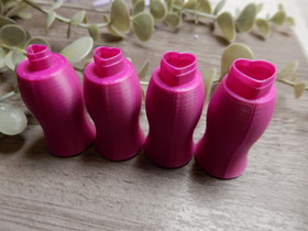 Minimuotti sydän, 6mm/8mm/10mm/12mm, 1kpl