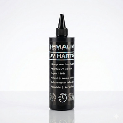 EMALIA® UV Hartsi, 500g, 1kpl POSTIPAKETTI TOIMITUS