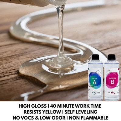 Epoxy Resin 1:1 epoksihartsi, 500g, POSTIPAKETTI TOIMITUS