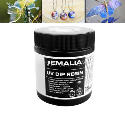 EMALIA® UV DIP Resin, 100g, 1kpl POSTIPAKETTI TOIMITUS
