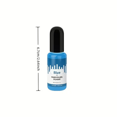 Nestemäinen pigmentti, pastelli, 29 sävyä, 10ml
