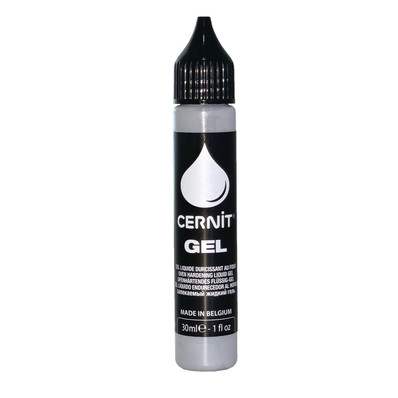 Cernit gel, 30ml, silver, 1kpl