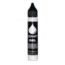 Cernit gel, 30ml, white, 1kpl
