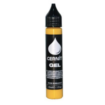 Cernit gel, 30ml, yellow, 1kpl