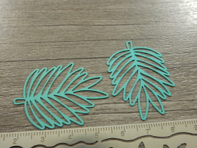 Lehtiriipus, 38x28mm, vihreä, 1kpl