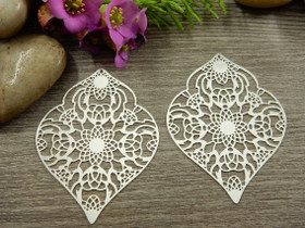 Kuvioriipus, 53x41mm, kromi, 1kpl