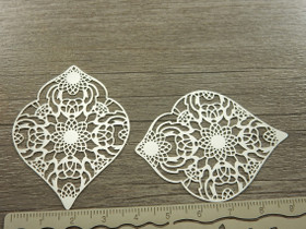 Kuvioriipus, 53x41mm, kromi, 1kpl