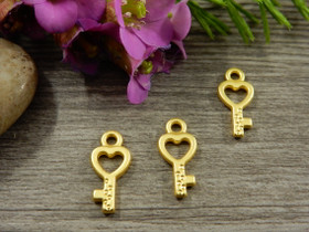 Avainriipus, 15x7mm, kulta, 1kpl