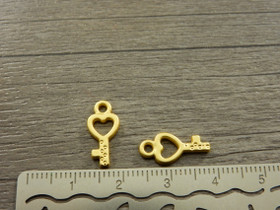 Avainriipus, 15x7mm, kulta, 1kpl