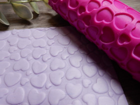 Kuviorulla sydän, 10x3cm, 1kpl,  POSTIPAKETTI TOIMITUS