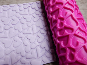 Kuviorulla sydän, 10x3cm, 1kpl,  POSTIPAKETTI TOIMITUS