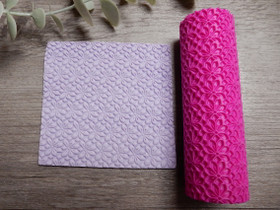 Kuviorulla kukat, 10x3cm, 1kpl,  POSTIPAKETTI TOIMITUS