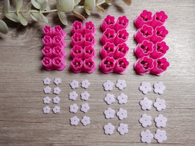 Minimuottisetti kukka, 8mm/10mm/12mm/14mm, 1kpl