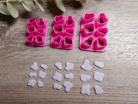 Minimuottisetti lehmäkuvio, 25mm/30mm/35mm, 1kpl