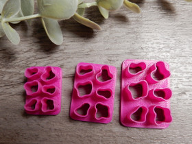 Minimuottisetti lehmäkuvio, 25mm/30mm/35mm, 1kpl