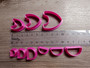 Muottisetti kuviot, 50mm/60mm/70mm, 1setti