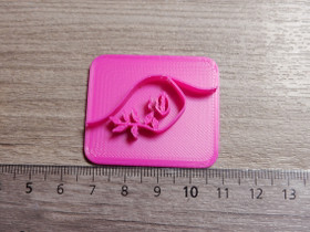 Leimasin muotti kasvot, 40mm, 1kpl