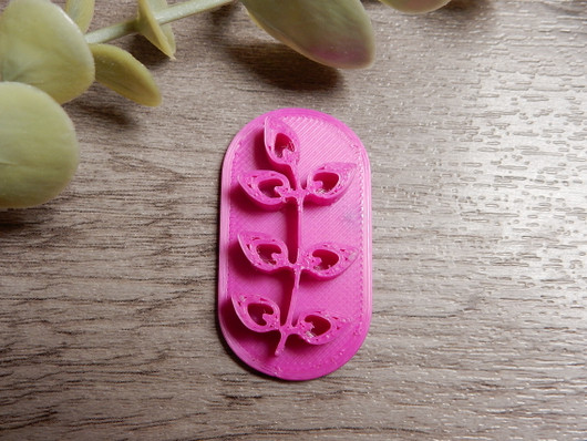 Leimasin muotti kasvi, 35mm, 1kpl