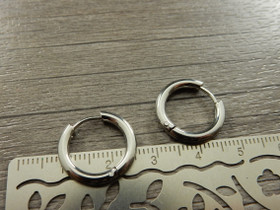 Korvakorurengas huggie, 17x2.5mm, rst, 1pari