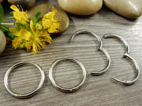 Korvakorurengas huggie, 20x2mm, rst, 1pari