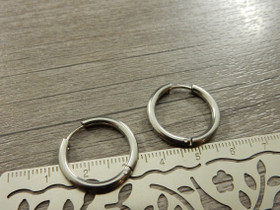 Korvakorurengas huggie, 21x2.5mm, rst, 1pari