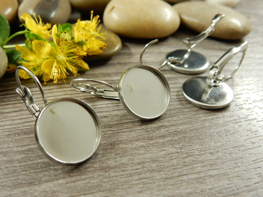 Korvakorukoukku 14mm kapussille, rst, 1pari