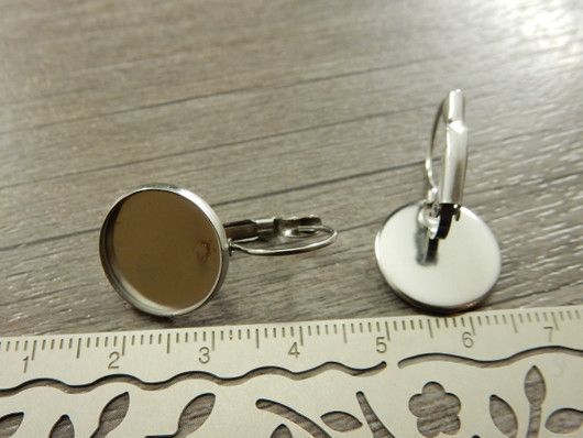 Korvakorukoukku 14mm kapussille, rst, 1pari