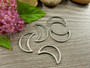 Linkki kuu, 16x11mm, umpi, rst, 10kpl