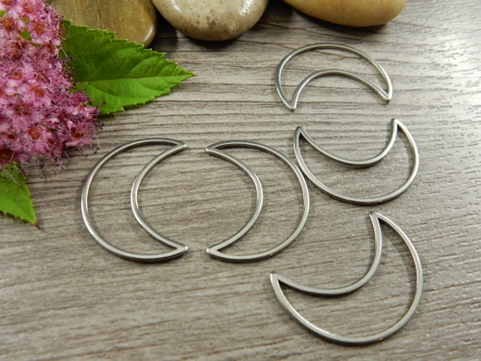 Linkki kuu, 25x17.5x0.8mm, umpi, rst, 1kpl