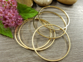 Linkki ympyrä, 35x1mm, umpi, 24K/kulta/, 1kpl