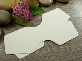 Korukortti, 9.5x3.7cm, valkoinen, 1kpl