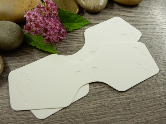 Korukortti, 9.5x3.7cm, valkoinen, 1kpl