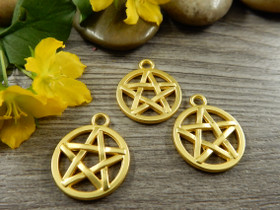 Tähtiriipus, 20x16mm, kulta, 1kpl
