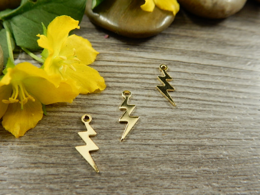 Salamariipus, 12x4mm, 24K/kulta, 1kpl