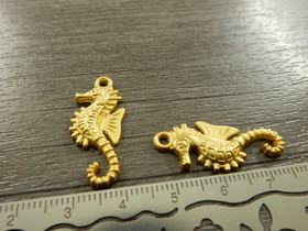 Merihevonenriipus, 29x12mm, kulta, 1kpl