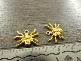 Hämähäkkiriipus, 15x20mm, kulta, 1kpl