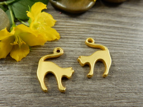 Kissariipus, 19x14mm, kulta, 1kpl