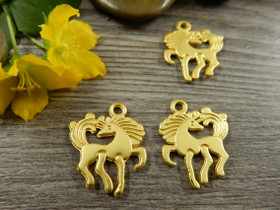 Yksisarvinenriipus, 20x16mm, kulta, 1kpl