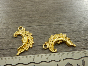 Kuuriipus, 27x15mm, kulta, 1kpl