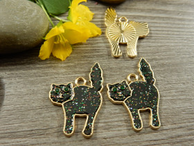 Kissariipus, 27x19mm, musta, 1kpl