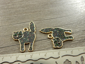 Kissariipus, 27x19mm, musta, 1kpl