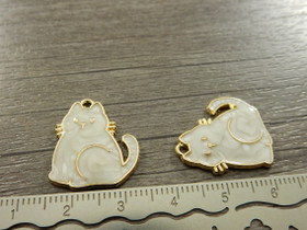 Kissariipus, 21x19mm, valkoinen, 1kpl