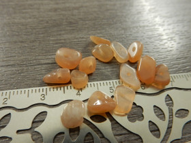 Kivisiruhelmi aurinkokivi, 3-14mm, oranssi, 20kpl