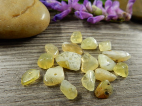 Kivisiruhelmi keltainen opaali, 3-14mm, keltainen, 20kpl