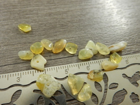 Kivisiruhelmi keltainen opaali, 3-14mm, keltainen, 20kpl