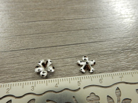 Helmihattu kukka, 9mm, rst, 10kpl