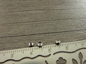 Helmihattu sileä, 3mm, rst, 10kpl